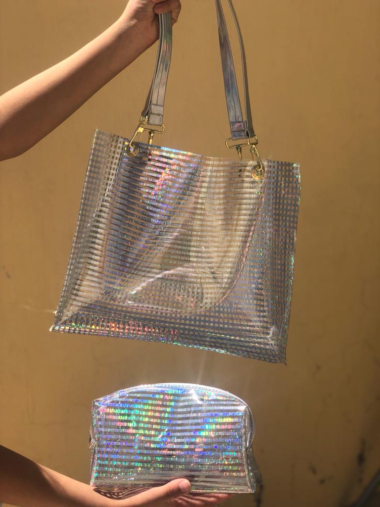 Dúo glam y cosmetiquera