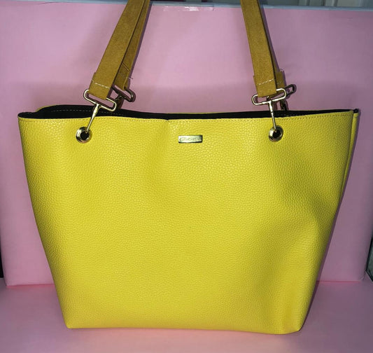 Shopper Charol – Bolsa Tote de Charol y Tela para Mujer