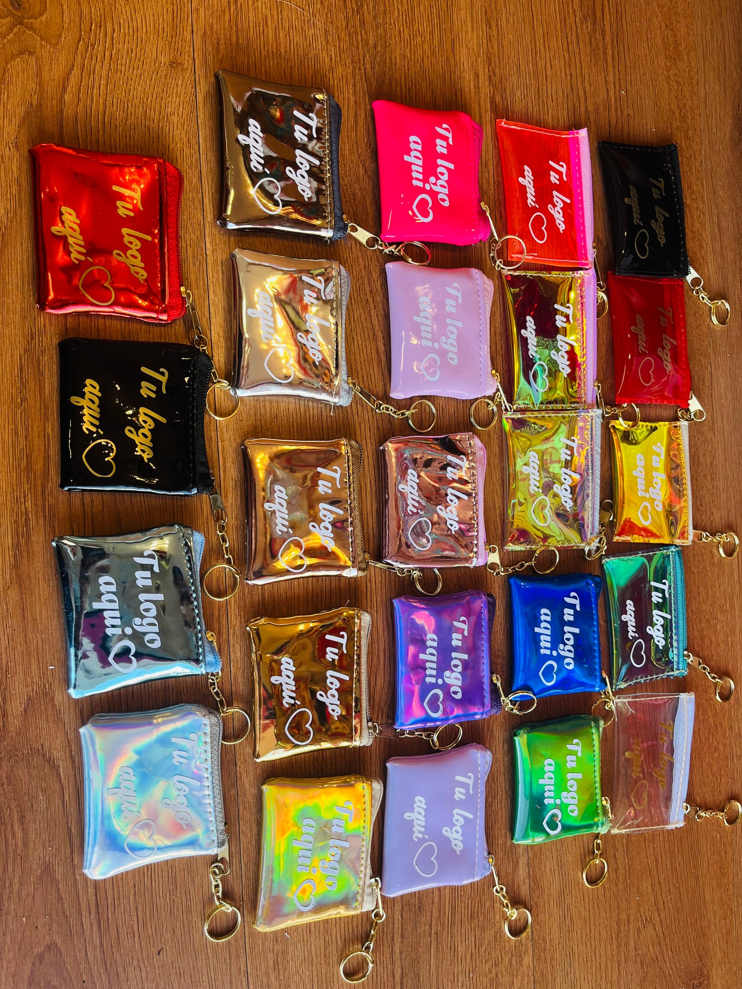 Mini monederos personalizados