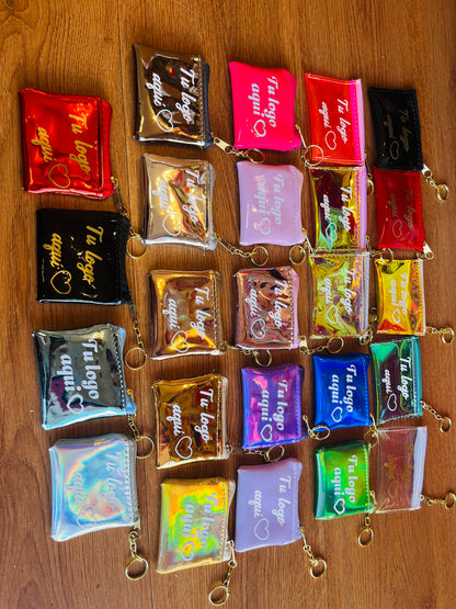 Mini monederos personalizados