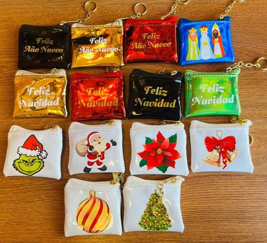 Docena Mínimonederos navideños