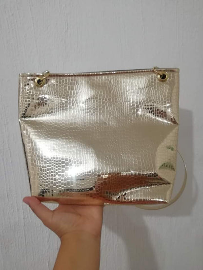 Bolsa Isabella – Bolso Textil con Estampado de Girasoles y Rayas
