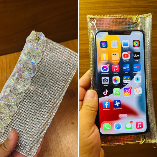 Porta celular especial piedras
