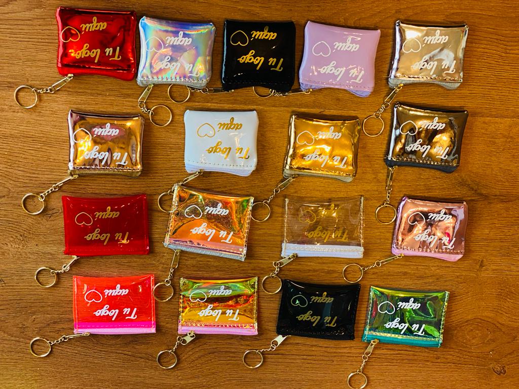 Mini monederos personalizados