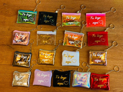 Mini monederos personalizados